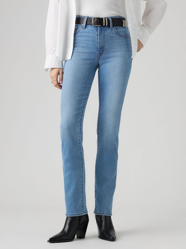 Levi's® Blue 722 High-Rise Slim Jeans - Image 1 of 4 Levi's® Blue 722 High-Rise Slim Jeans - Image 1 of 4