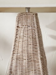 Pacific Lifestyle Natural Seacomb Rattan Pyramid Table Lamp - Image 2 of 6