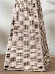 Pacific Lifestyle Natural Seacomb Rattan Pyramid Table Lamp - Image 3 of 6