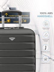 Flight Knight 45x36x20cm EasyJet Underseat 4 Wheel ABS Hard Case Cabin Carry On Hand Luggage - Image 4 of 7