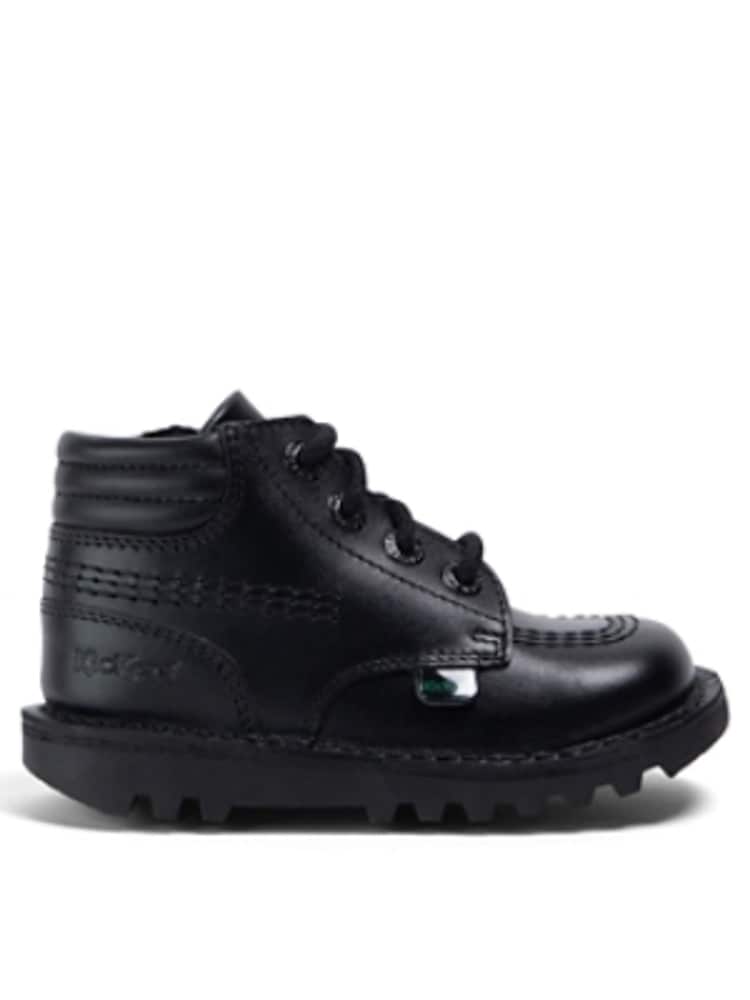 Kickers Black Infant Boys Hi Padded Boots - Image 1 of 5 Kickers Black Infant Boys Hi Padded Boots - Image 1 of 5