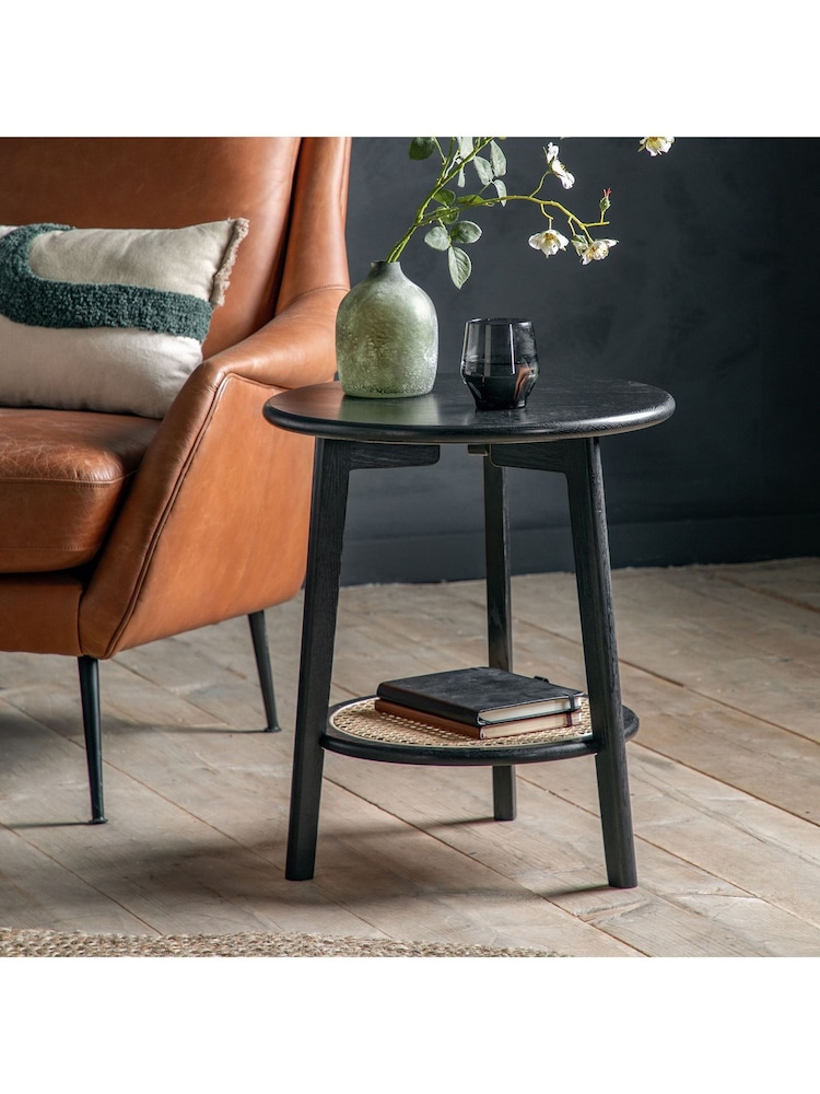 Gallery Home Natural Amber Bedside Table - Image 1 of 6