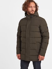 Tog 24 Dark Khaki Green Watson Long Insulated Jacket - Image 1 of 2