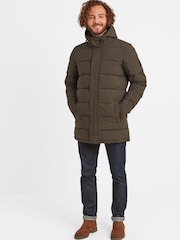 Tog 24 Dark Khaki Green Watson Long Insulated Jacket - Image 2 of 2