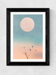 East End Prints Black Waking Up Warm Print by Kubistika - Image 1 of 2
