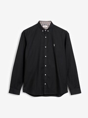 Black Long Sleeve Stretch Oxford Shirt - Image 1 of 1