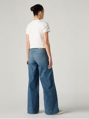 Quiet Cool Blue - Levi's® 728 hohe Taille, weites Bein Jeans - Bild 3 von 6