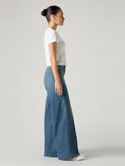 Quiet Cool Blue - Levi's® 728 hohe Taille, weites Bein Jeans - Bild 4 von 6