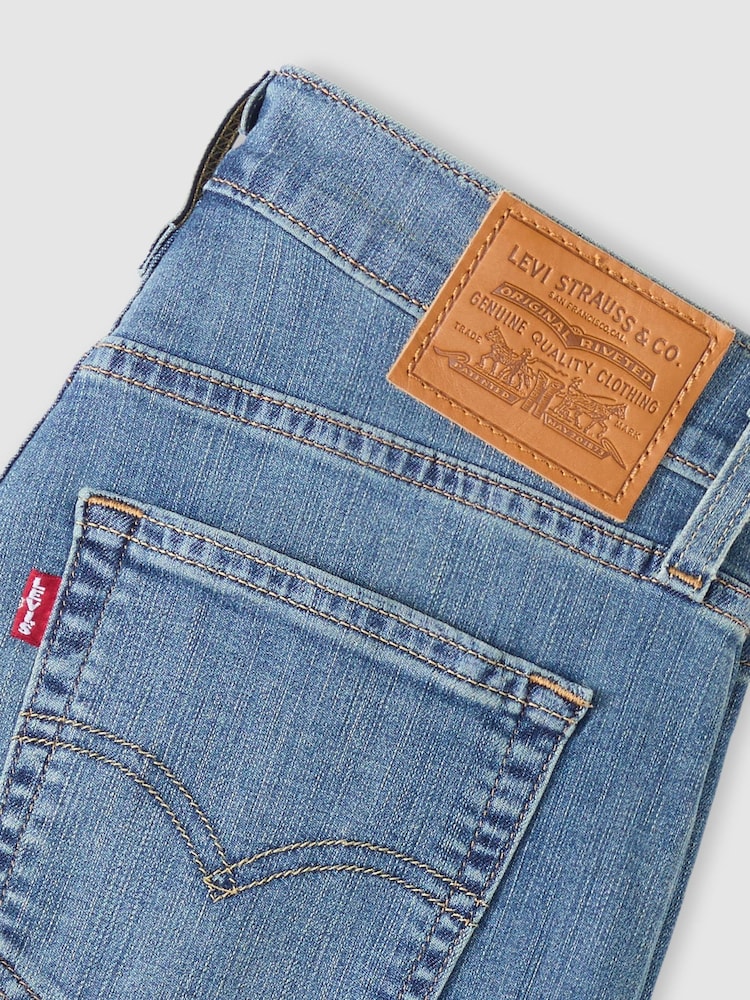 Quiet Cool Blue - Levi's® 728 hohe Taille, weites Bein Jeans - Bild 6 von 6
