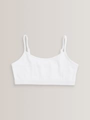 White Strappy Crop Top 3 Pack (5-16yrs) - Image 2 of 3