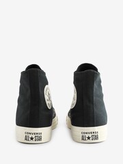 Converse Black Cherry Print Chuck Taylor All Star Trainers - Image 4 of 9