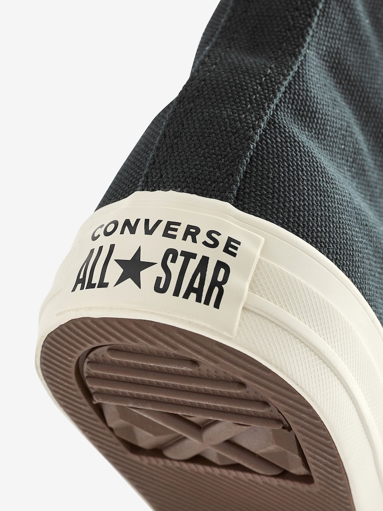 Converse Black Cherry Print Chuck Taylor All Star Trainers - Image 8 of 9