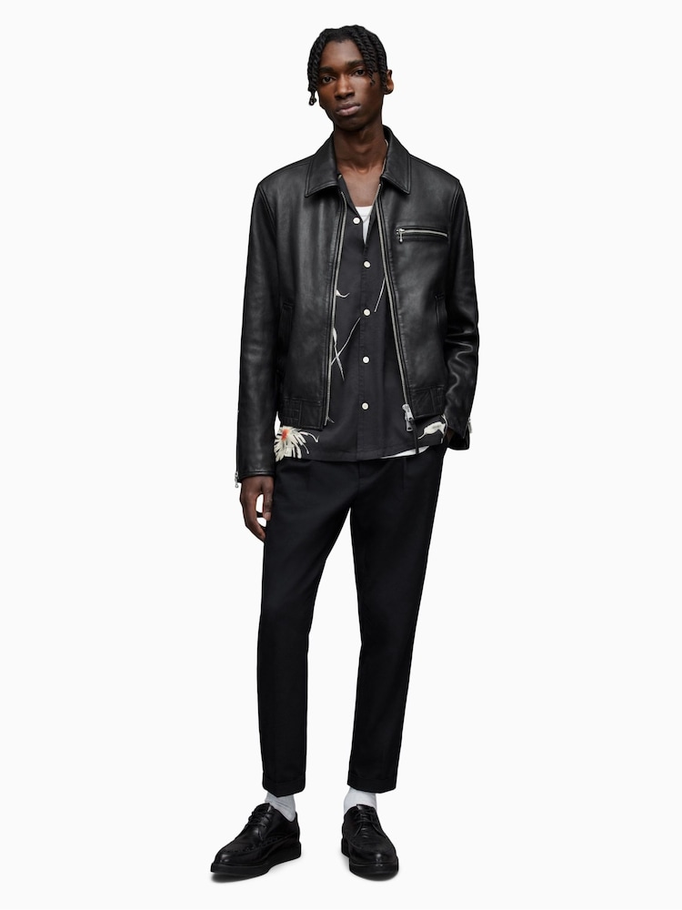 أسود - بناطيل Tallis من Allsaints - صورة 1 من 9