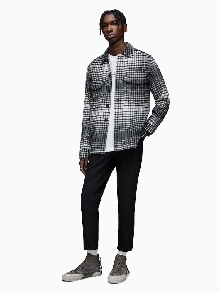 AllSaints Black Tallis Trousers - Image 1 of 3