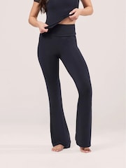 LOVALL Blue Petite Lightweight Flare Leggings - Image 2 of 6