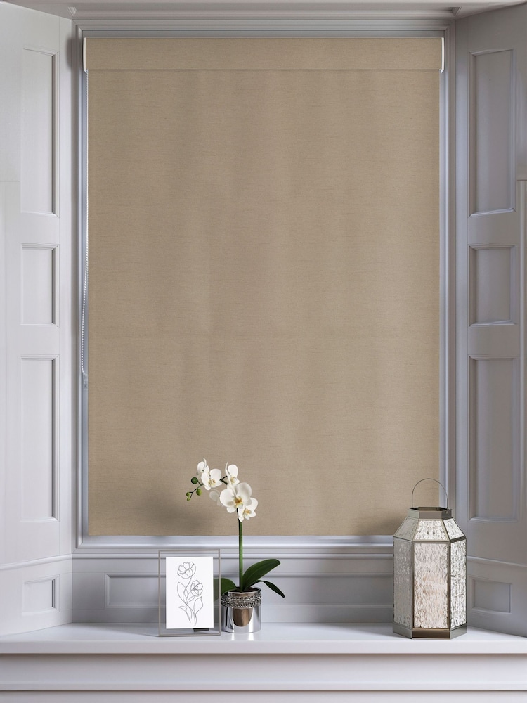 Latte Natural Eloise Made To Measure Roman Blind - Image 2 of 5