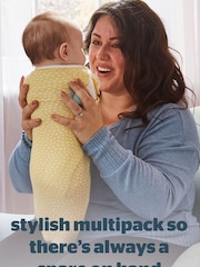 Silentnight 3 Pack Natural Safe Nights 100% Cotton Blanket Wraps - Image 5 of 13