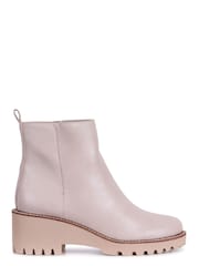Linzi Natural Greta Ankle Boots with Small Platform Heel - Image 3 of 5