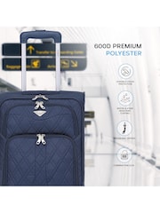Flight Knight Quilted Navy Bag - Image 4 of 7