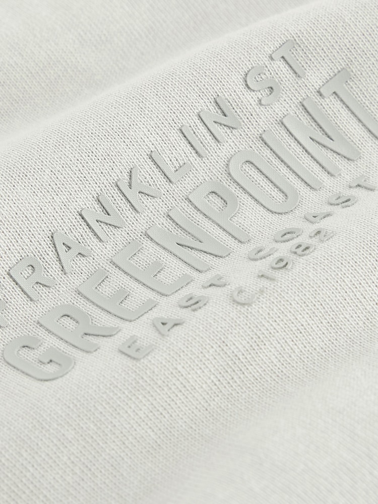 Grey Single Relaxed Fit Graphic Heavyweight T-Shirt - Image 8 of 8