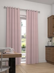Blush Pink 100% Cotton Made to Measure Curtains - Image 1 of 5