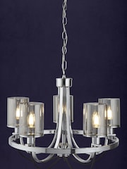 Searchlight Chrome Catalina 5 Light Ceiling Light - Image 1 of 2