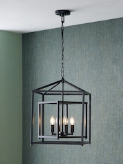 Pacific Black Anis 4 Light Cube Pendant Ceiling Light - Image 1 of 5