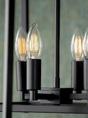 Pacific Black Anis 4 Light Cube Pendant Ceiling Light - Image 2 of 5
