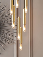 Pacific Gold Harper Multi Drop Pendant Ceiling Light - Image 2 of 4