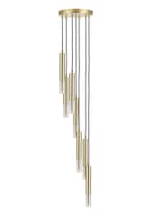 Pacific Gold Harper Multi Drop Pendant Ceiling Light - Image 3 of 4