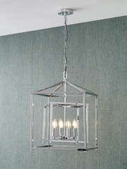 Pacific Nickel Anis 4 Light Cube Pendant Ceiling Light - Image 1 of 4