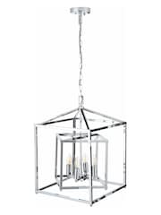 Pacific Nickel Anis 4 Light Cube Pendant Ceiling Light - Image 3 of 4