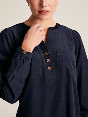 Joules Hattie Navy Corduroy Dress - Image 5 of 6