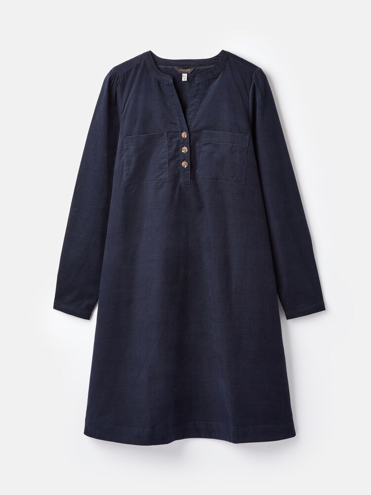 Joules Hattie Navy Corduroy Dress - Image 6 of 6