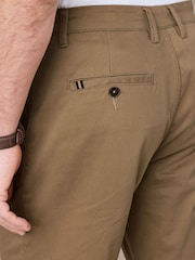 Cotton Traders Brown Signature Stretch Chino Shorts - Image 4 of 4