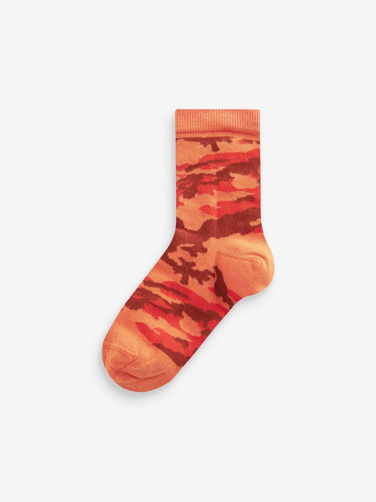 Bright Camo Rich Socks 7 Pack - Image 3 of 8