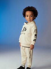 Écru Off White singe - Ensemble Character sweat à capuche et jogging (3 mois-7 ans) - Image 1 of 8