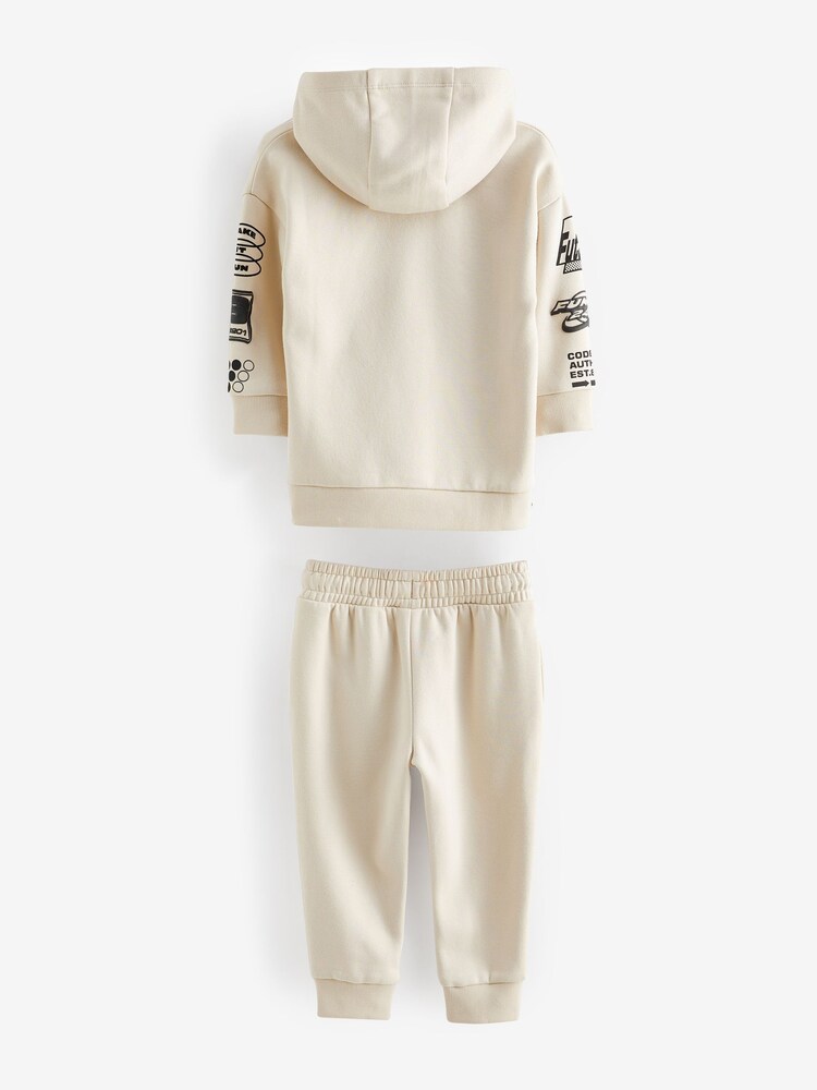 Écru Off White singe - Ensemble Character sweat à capuche et jogging (3 mois-7 ans) - Image 6 of 8