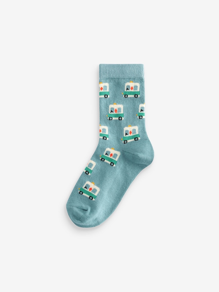 Leuchtend Fahrzeug - Socken mit hohem Baumwollanteil, 7er-Pack - Bild 2 von 7 Leuchtend Fahrzeug - Socken mit hohem Baumwollanteil, 7er-Pack - Bild 2 von 7
