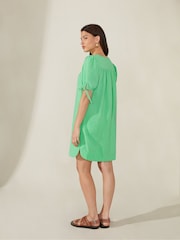 Ro&Zo Button Through Short Green Dress - Image 2 of 5