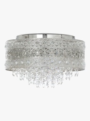 Chrome Maya 4 Light Flush Ceiling Light - Image 4 of 8