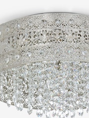 Chrome Maya 4 Light Flush Ceiling Light - Image 6 of 8