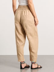 JAG Natural Sabine Linen Pull On Trousers - Image 5 of 6
