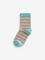 Stripe Print Cotton Rich Socks 5 Pack - Image 6 of 6