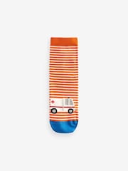 Vehicle Stripe Cotton Rich Socks 7 Pack - Image 2 of 8
