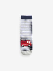 Vehicle Stripe Cotton Rich Socks 7 Pack - Image 3 of 8
