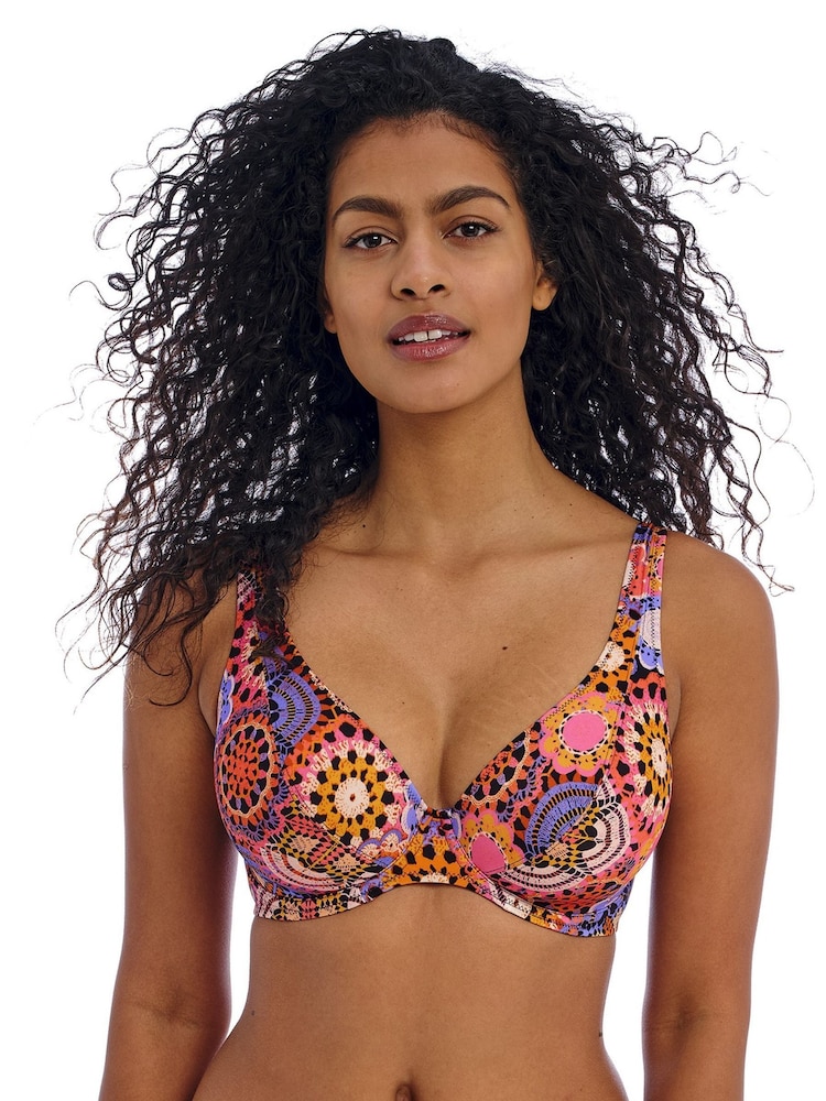 Freya Multi Santiago Nights Underwire High Apex Bikini Top - Image 1 of 5