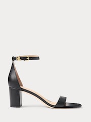 Lauren Ralph Lauren Logan Leather Heeled Sandals - Image 2 of 4
