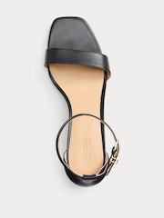Lauren Ralph Lauren Logan Leather Heeled Sandals - Image 3 of 4