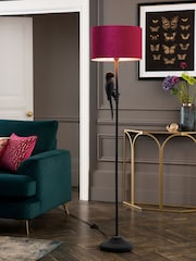 Grey Perry Parrot Floor Lamp - Image 1 of 8